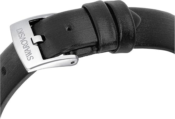 Swarovski Matrix Tennis Leather Strap Swiss Made Women's Watch - 5706663