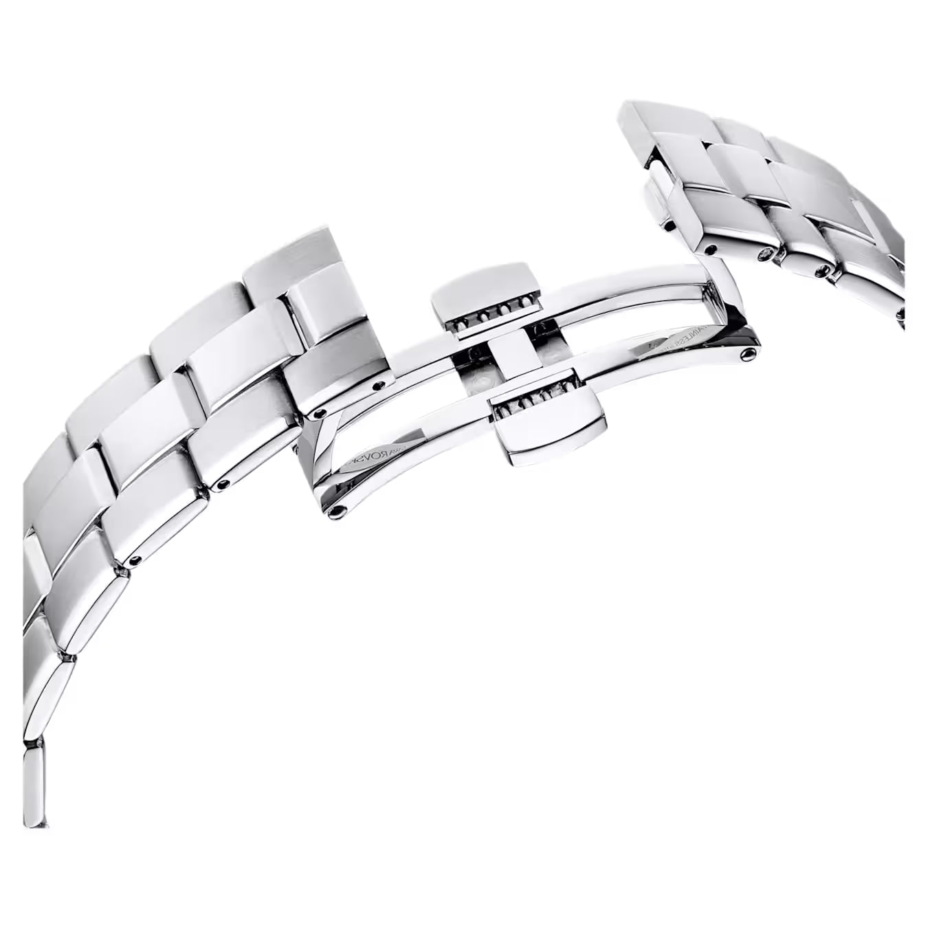 Swarovski Octea Lux Sport stainless steel metal bracelet with links and clasp detail