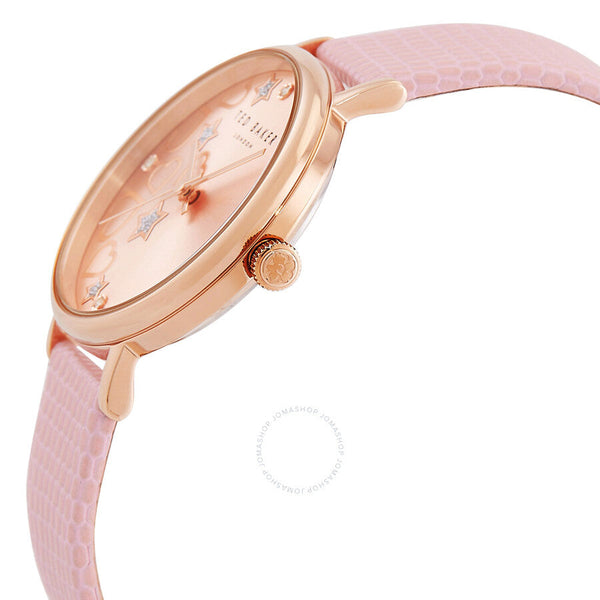 Ted Baker Phylipa Hearts & Stars Quartz Rose Gold Dial Watch and Bracelet Set BKGFW22129I - Watches of New Zealand #2