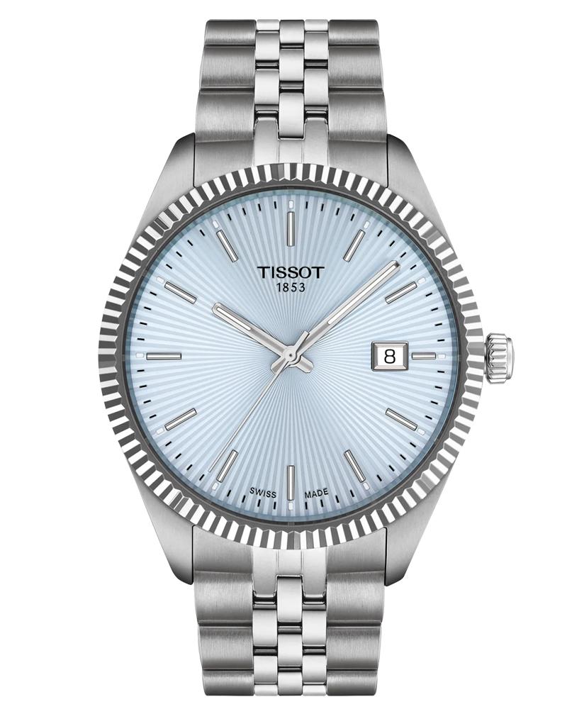 Tissot Ballade Quartz Blue Dial Stainless Steel Men's Watch - T156.410.11.351.00