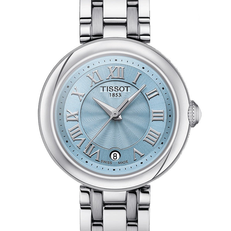 Tissot Bellissima Small Lady Light Blue Dial Silver Steel Strap Women Watch - T126.010.11.133.00