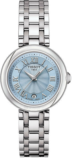 Tissot Bellissima Small Lady Light Blue Dial Silver Steel Strap Women Watch - T126.010.11.133.00