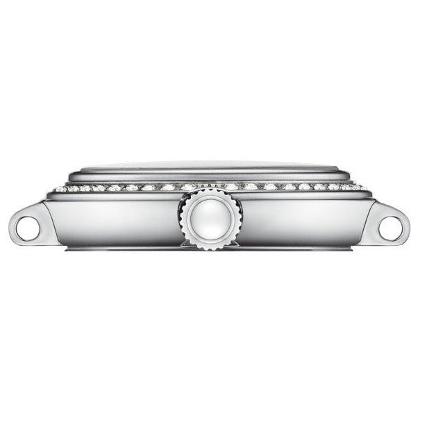 Tissot Bellissima Small Lady watch caseback top view with product details