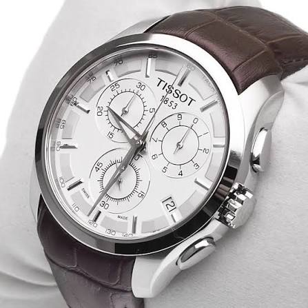 Tissot Couturier Chronograph Silver Dial Men's Watch - T035.617.16.031.00