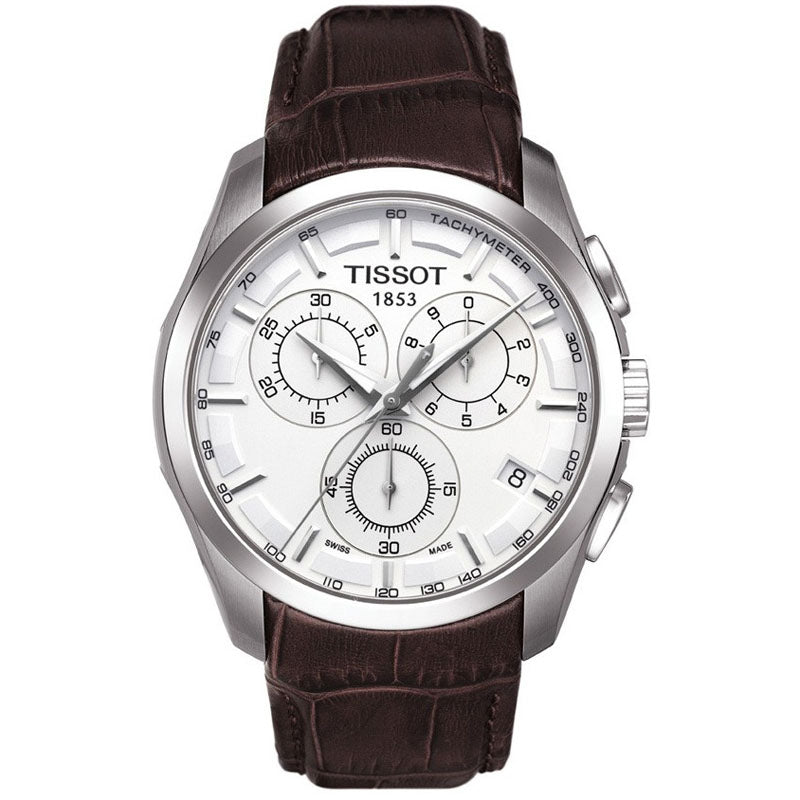 Tissot Couturier Chronograph Silver Dial Men's Watch - T035.617.16.031.00