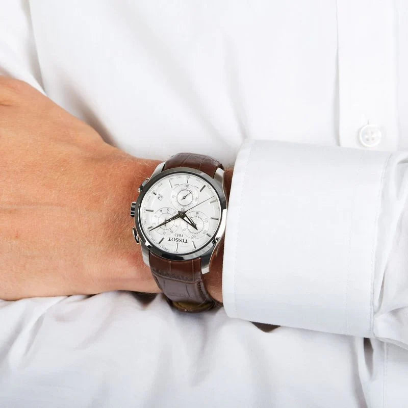 Tissot Couturier Chronograph Silver Dial Men's Watch - T035.617.16.031.00
