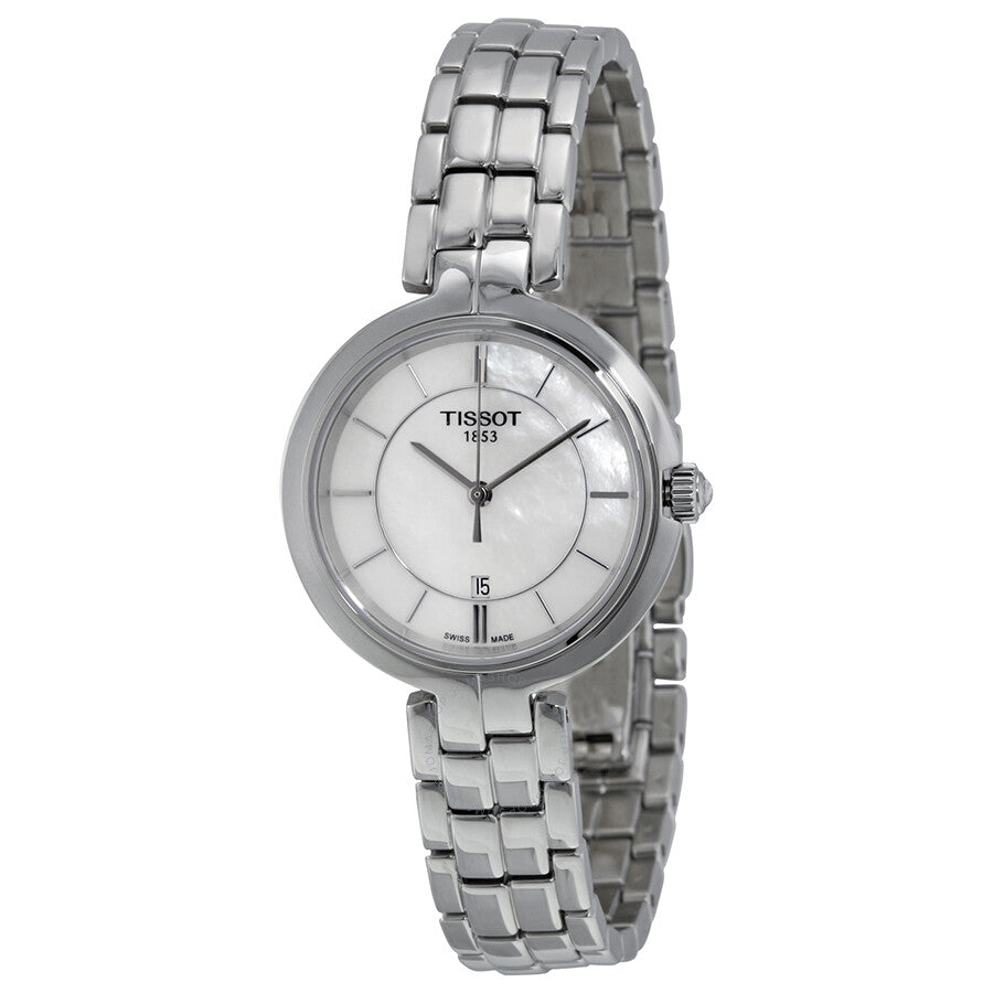 Tissot Flamingo Mother of Pearl Dial Ladies Watch T0942101111100