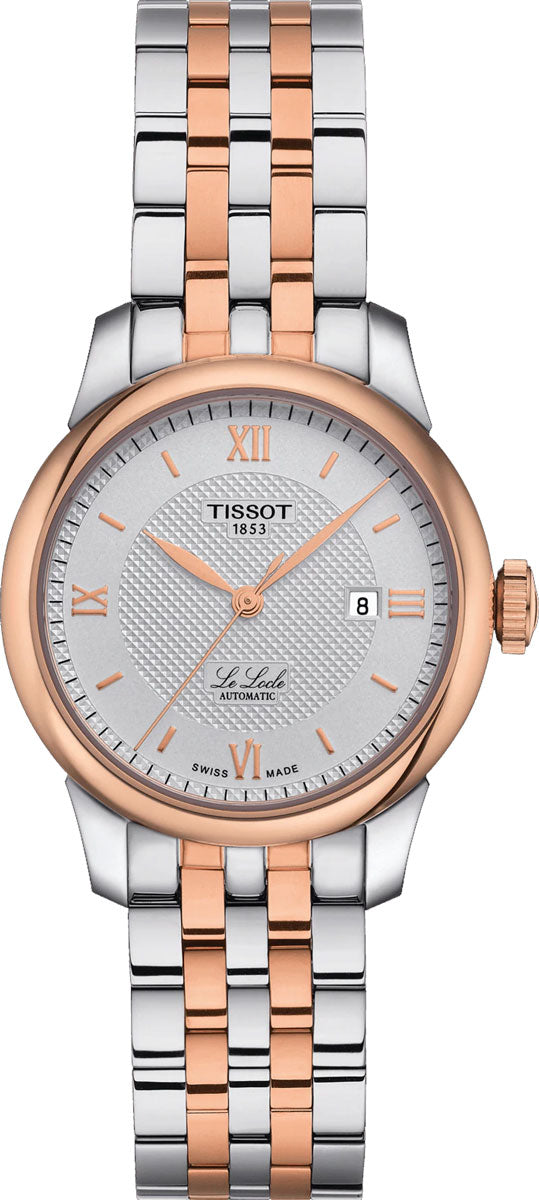 Tissot Le Locle Automatic Silver Dial Two-Toned Steel Women's Watch - T006.207.22.038.00