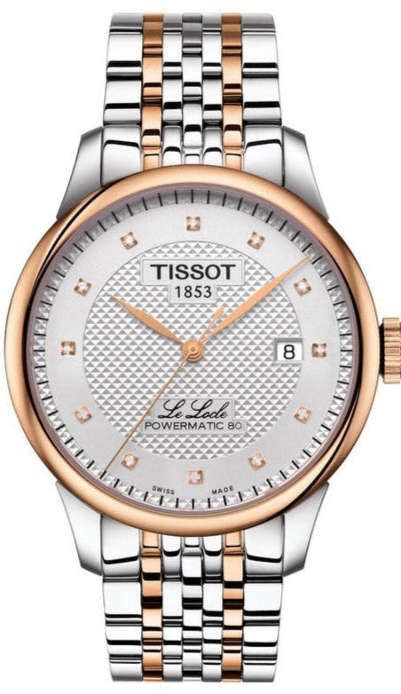 Tissot Le Locle Powermatic 80 Automatic Silver Dial Men's Watch - T006.407.22.036.00