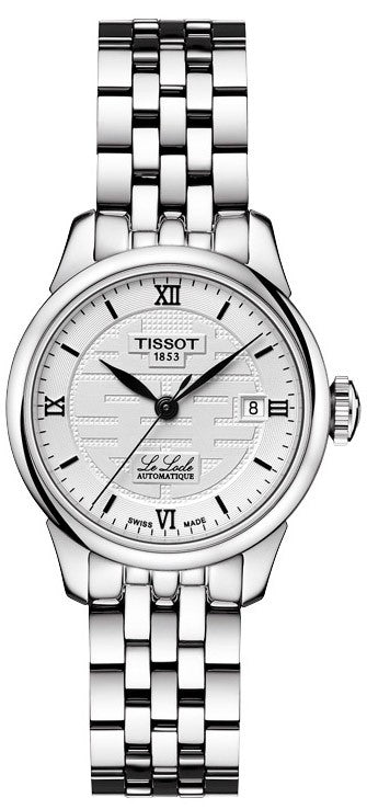 Tissot Le Locle Automatic Double Happiness Lady Silver Women's Watch - T41.1.183.35