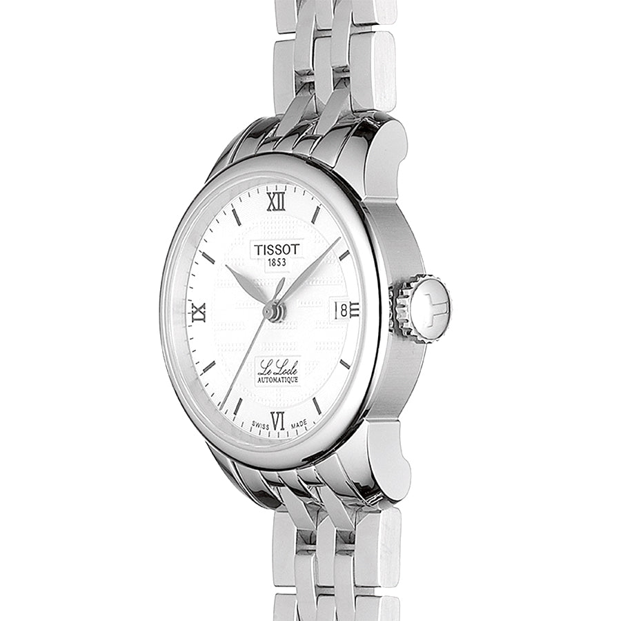 Tissot Le Locle Automatic Double Happiness Lady Silver Women's Watch - T41.1.183.35