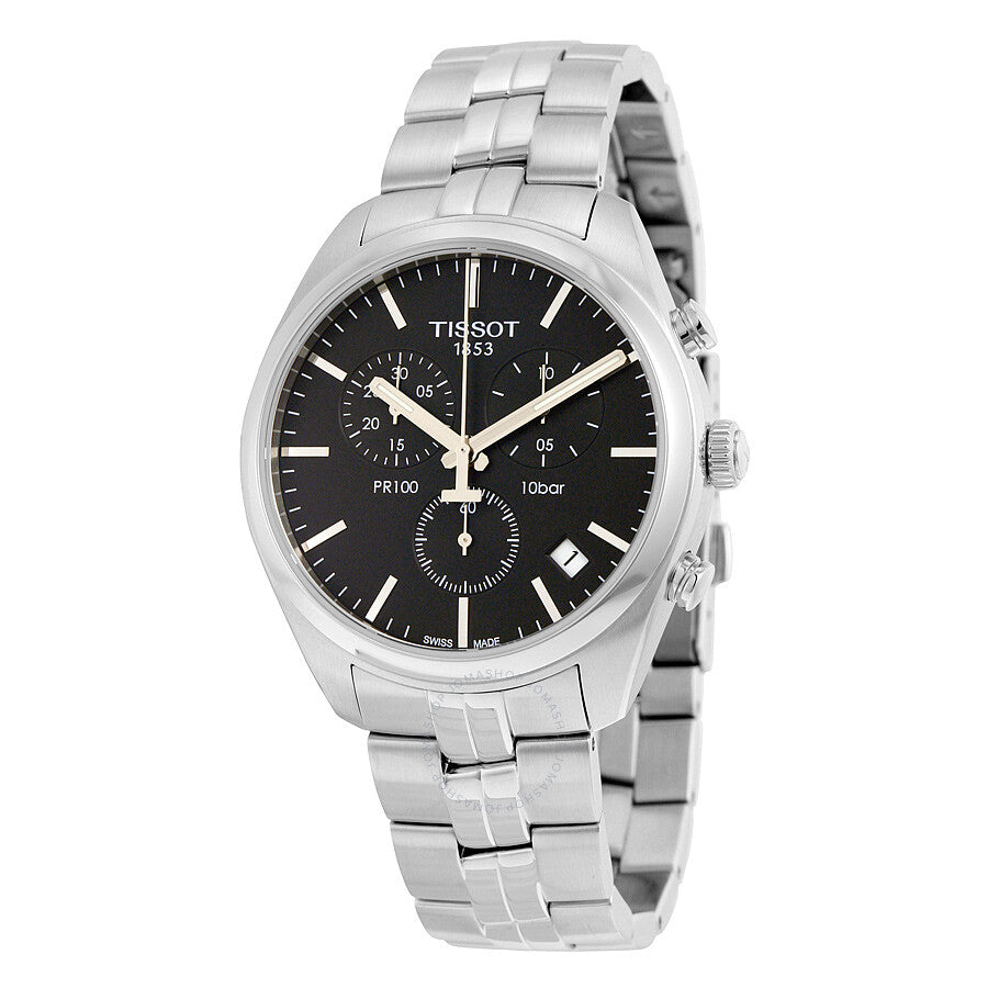 Tissot PR 100 Chronograph Black Dial Men's Watch T1014171105100