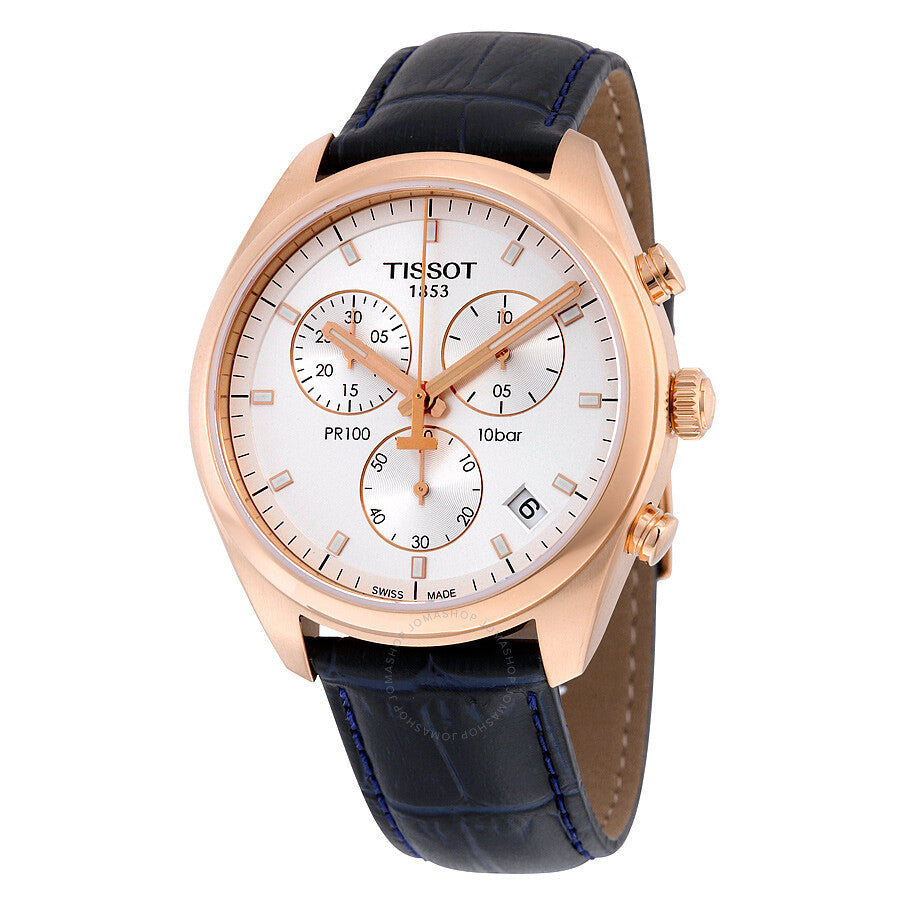 Tissot PR100 Chronograph Silver Dial Men's Watch T1014173603100