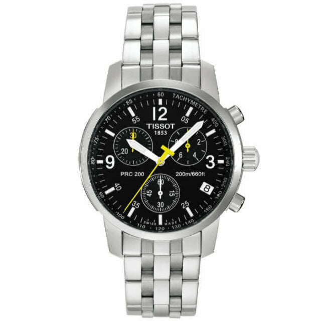 Tissot PRC200 Stainless Steel Chronograph Men's Watch - T17.1.586.52