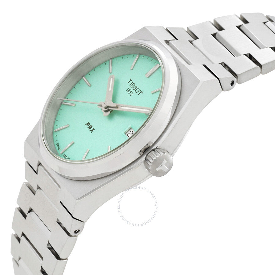 Tissot PRX Quartz Light Green 35mm Dial Ladies Watch T1372101109100