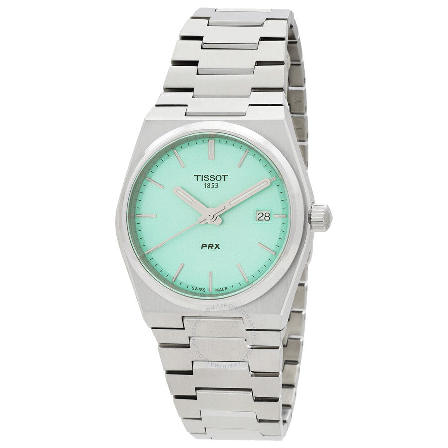 Tissot PRX Quartz Light Green 35mm Dial Ladies Watch T1372101109100