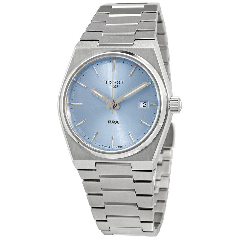 Tissot PRX Light Blue Dial Silver Steel Strap Women Watch - T137.210.11.351.00