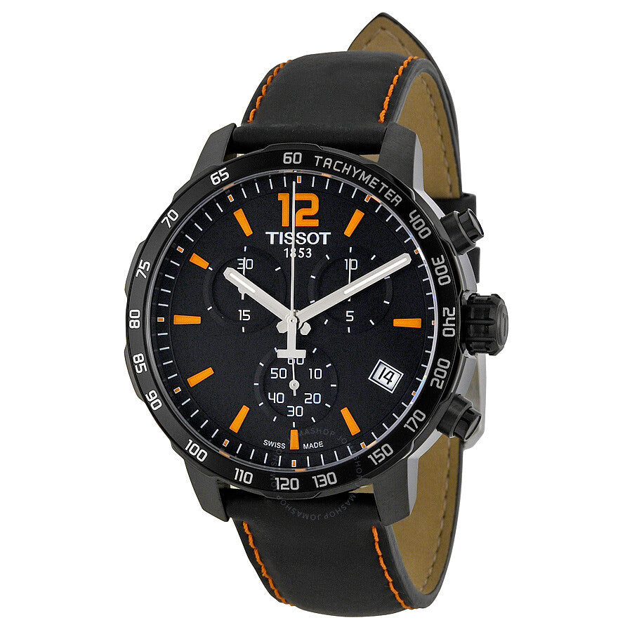 Tissot Quickster Chronograph Black Dial Men's Watch T0954173605700