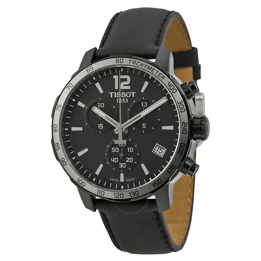 Tissot Quickster Chronograph Black Dial Men's Watch T0954173605702