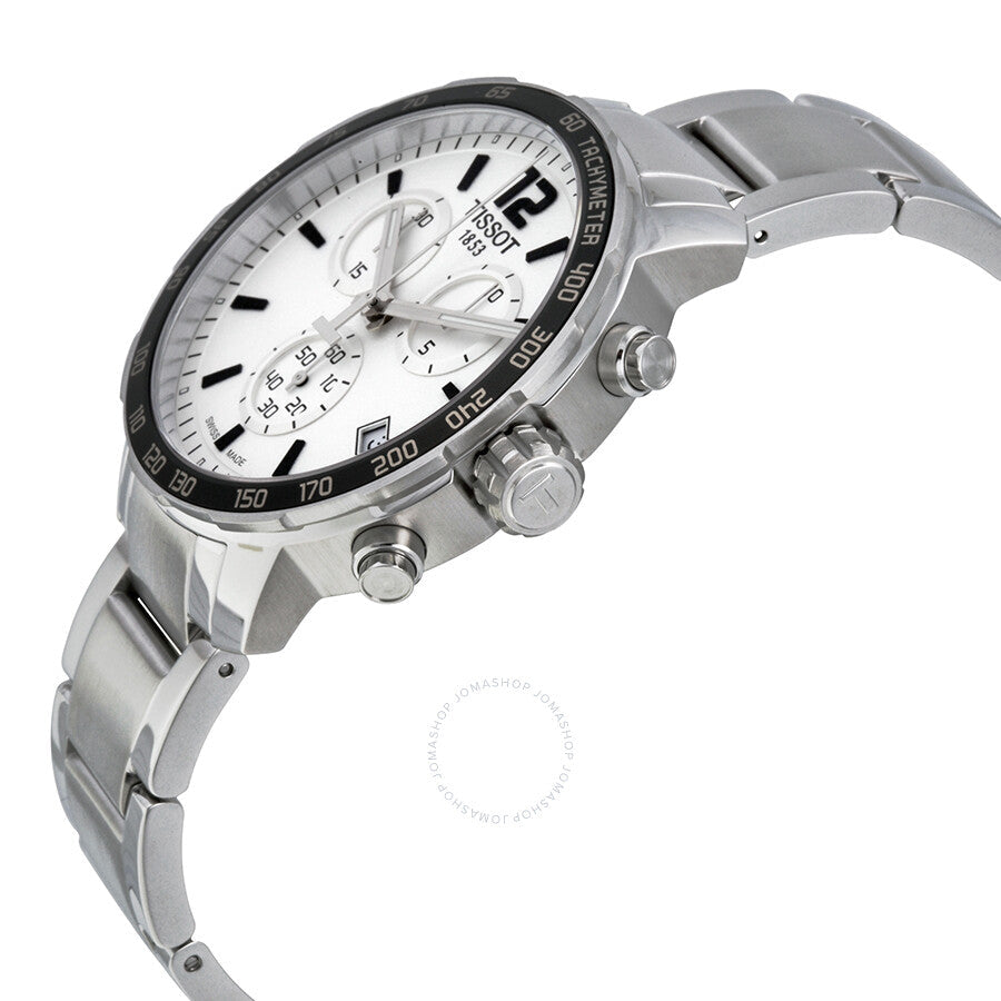 Tissot Quickster Chronograph Silver Dial Men's Watch T0954171103700