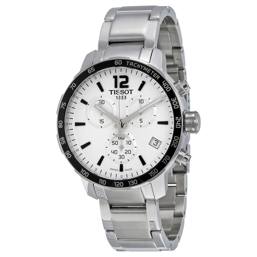 Tissot Quickster Chronograph Silver Dial Men's Watch T0954171103700
