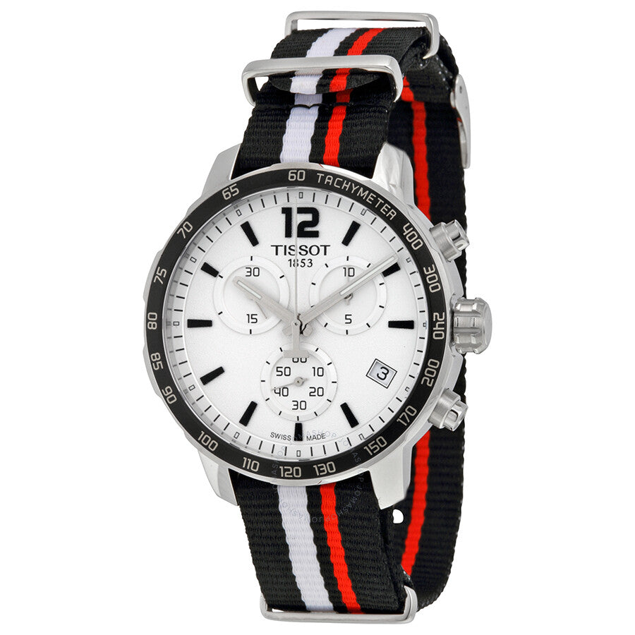 Tissot Quickster Chronograph Silver Dial Men's Watch T0954171703701