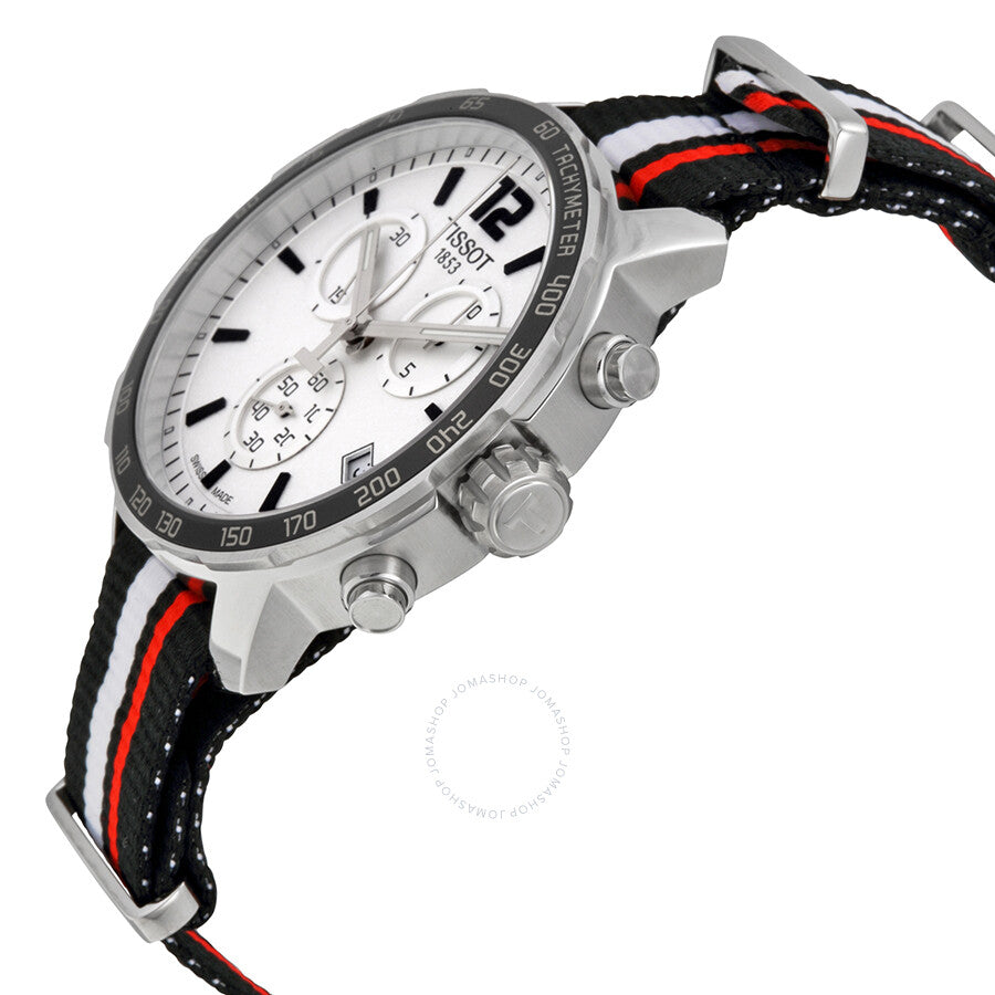 Tissot Quickster Chronograph Silver Dial Men's Watch T0954171703701