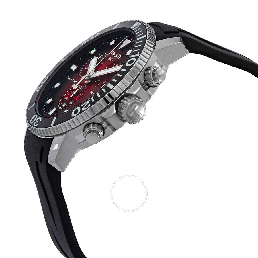 Tissot Seastar 1000 Chronograph Quartz Red Gradient Dial Men's Watch T120.417.17.421.00