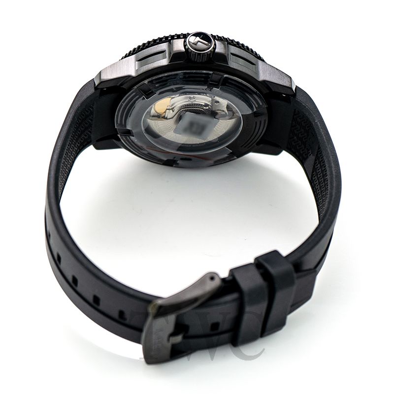 Tissot Seastar 1000 Powermatic 80 Black Dial Black Rubber Strap Men's Watch - T120.407.37.051.00