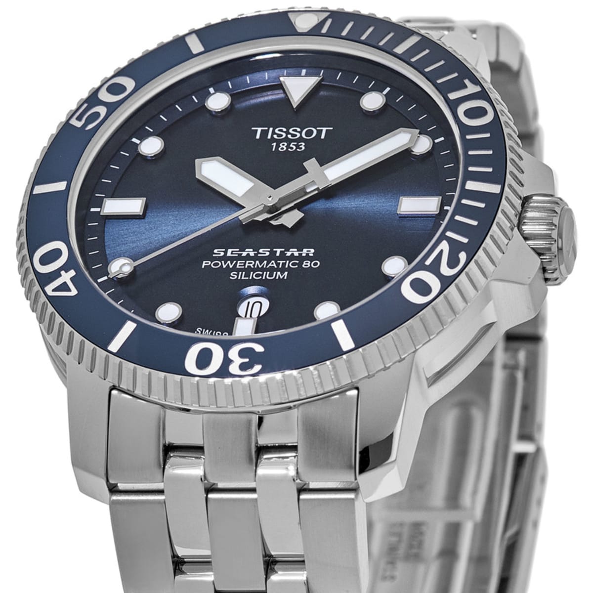 Tissot Seastar 1000 Blue Dial Steel Men's Watch T120.407.11.041.01