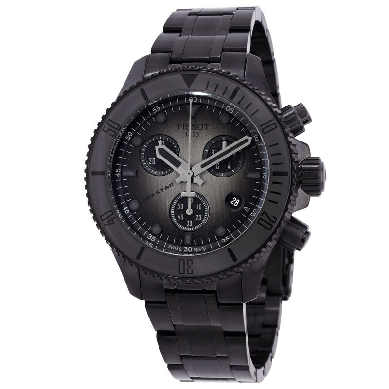 Tissot Seastar 1000 Quartz Chronograph PVD Black Men's Watch - T120.217.33.061.00
