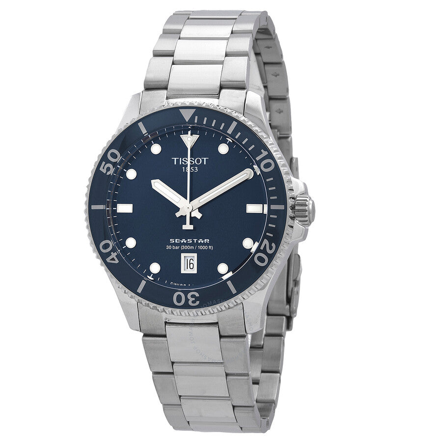 Tissot Seastar Quartz Blue Dial Men's Watch T120.410.11.041.00