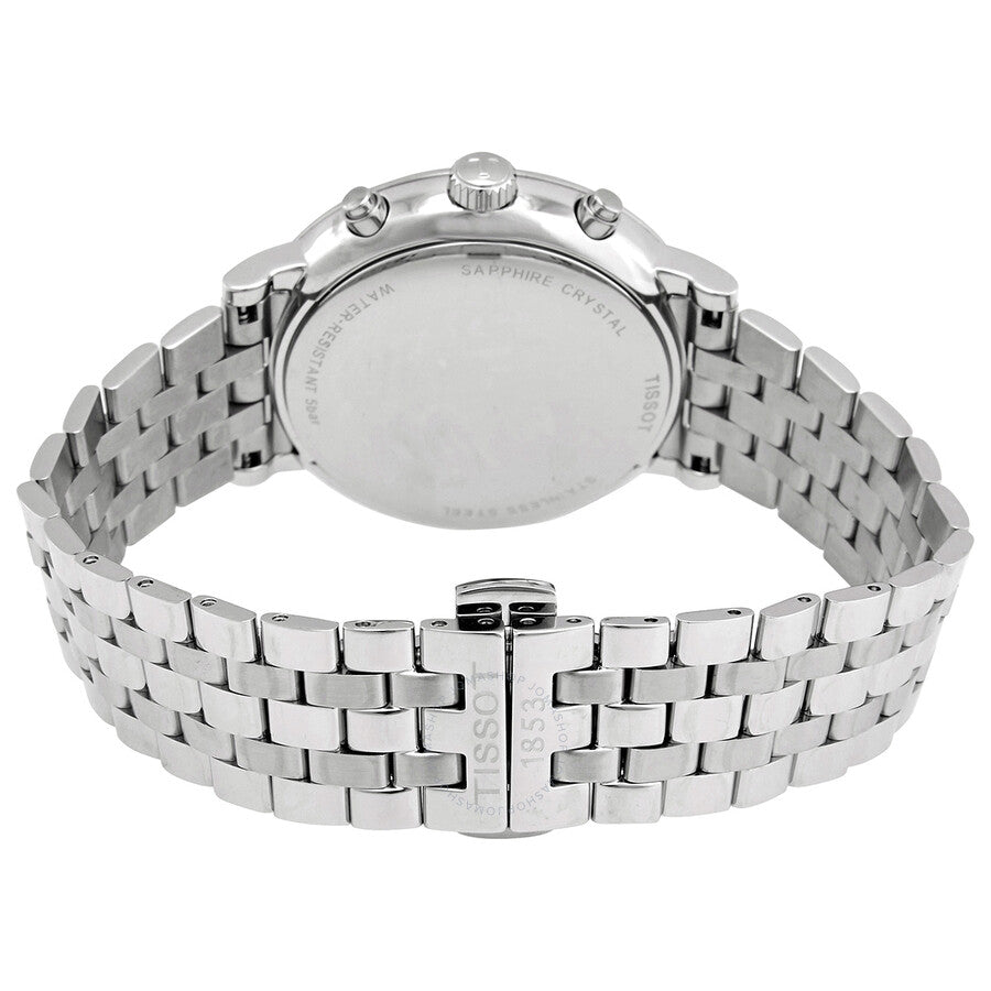 Tissot T-Classic Carson Premium Chronograph Quartz White Dial Watch T122.417.11.011.00