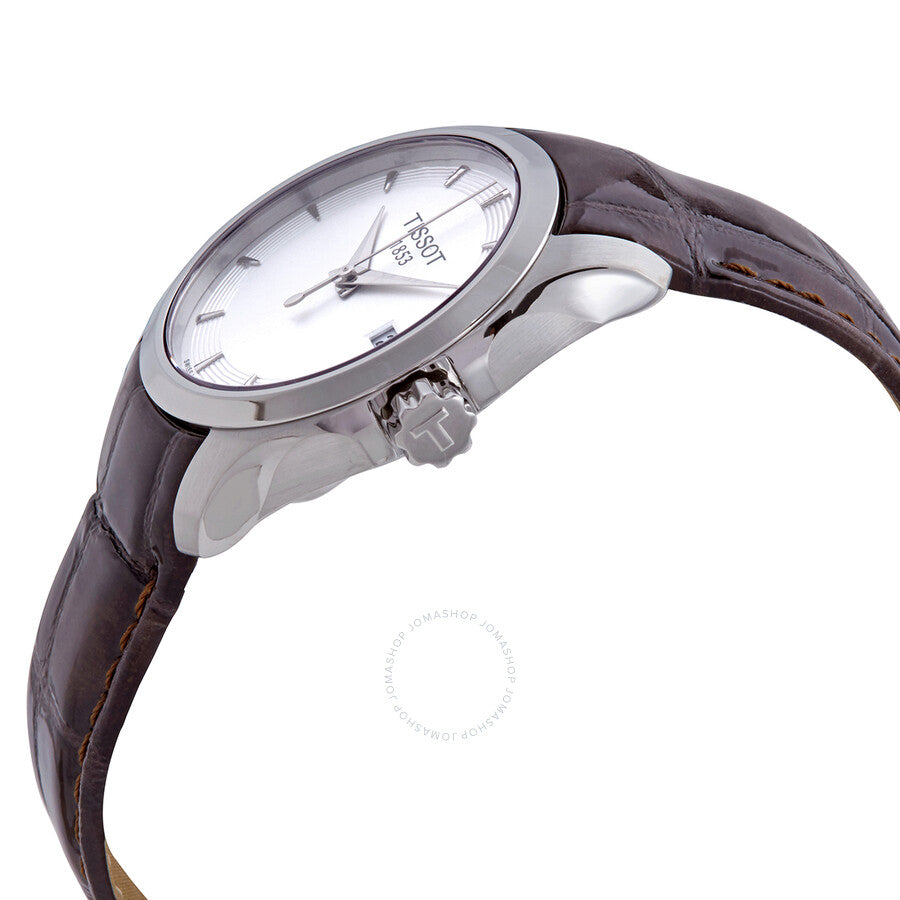 Tissot T-Classic Couturier Quartz Silver Dial Ladies Watch T035.210.16.031.03