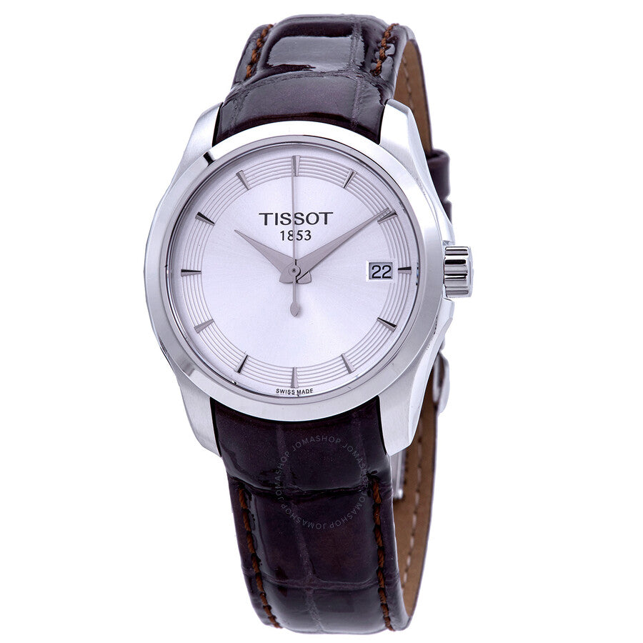 Tissot T-Classic Couturier Quartz Silver Dial Ladies Watch T035.210.16.031.03