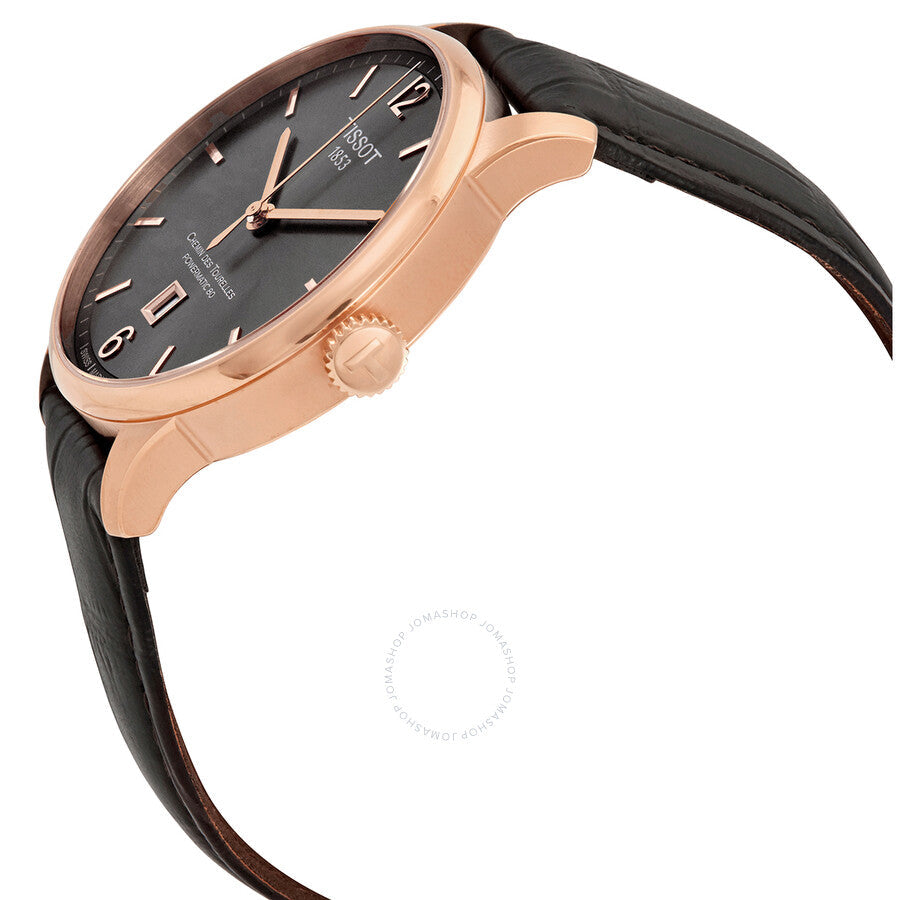 Tissot T-Classic Automatic Gunmetal Dial Men's Watch T099.407.36.447.00