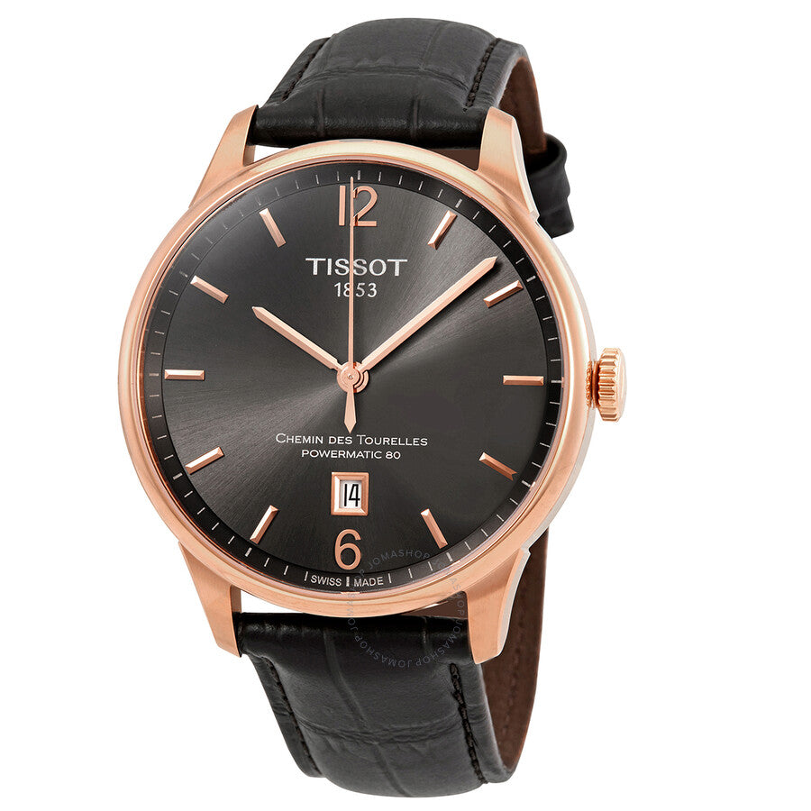 Tissot T-Classic Automatic Gunmetal Dial Men's Watch T099.407.36.447.00