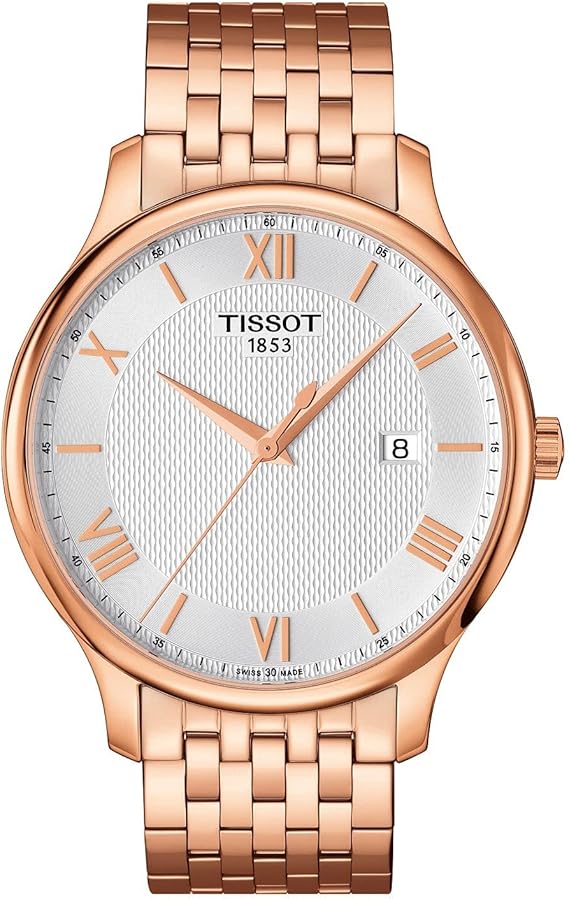 Tissot T-Classic Tradition Quartz Rose Gold Men's Watch - T063.610.33.038.00