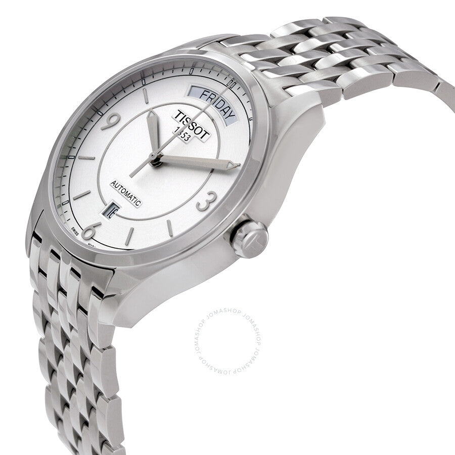 Tissot T-One Automatic Day Date Silver Dial Men's Watch T038.430.11.037.00