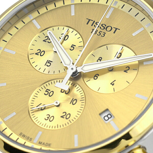 Tissot T-Sport Chronograph Quartz Champagne Dial Men's Watch - T116.617.22.021.00