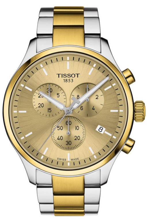 Tissot T-Sport Chronograph Quartz Champagne Dial Men's Watch - T116.617.22.021.00