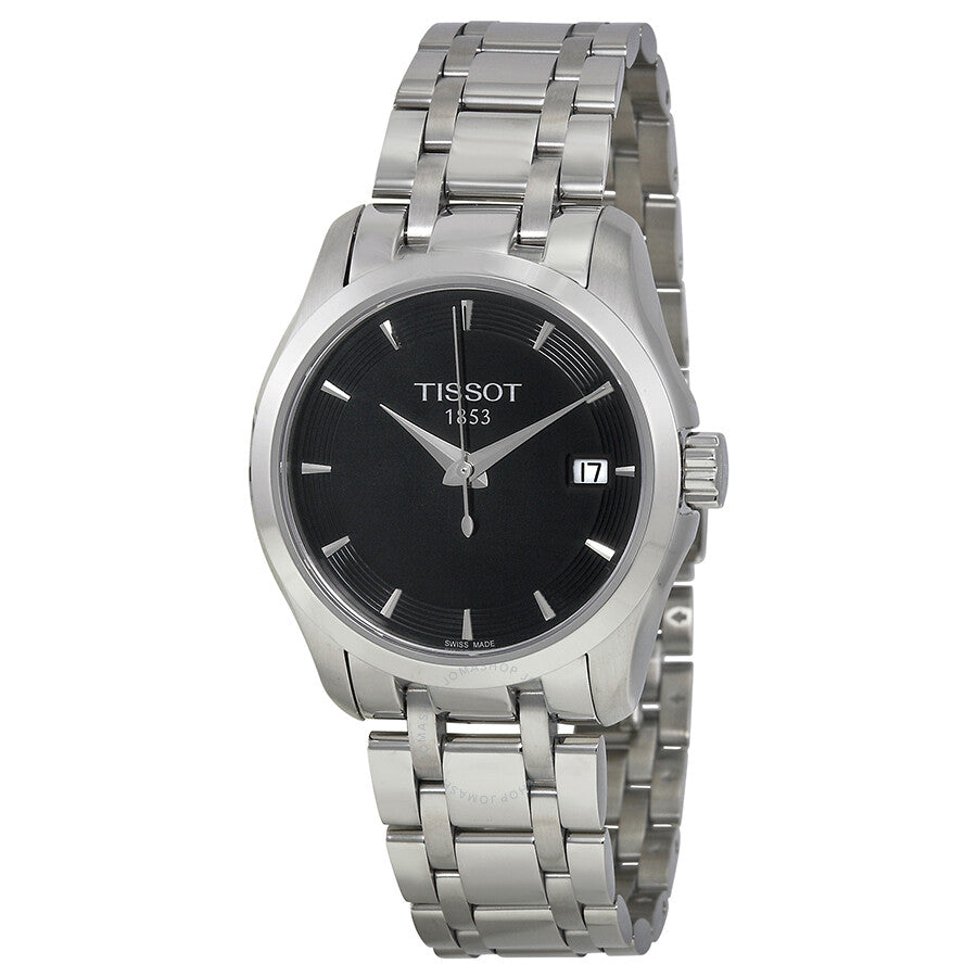 Tissot T-Trend Couturier Black Dial Ladies Watch T0352101105100