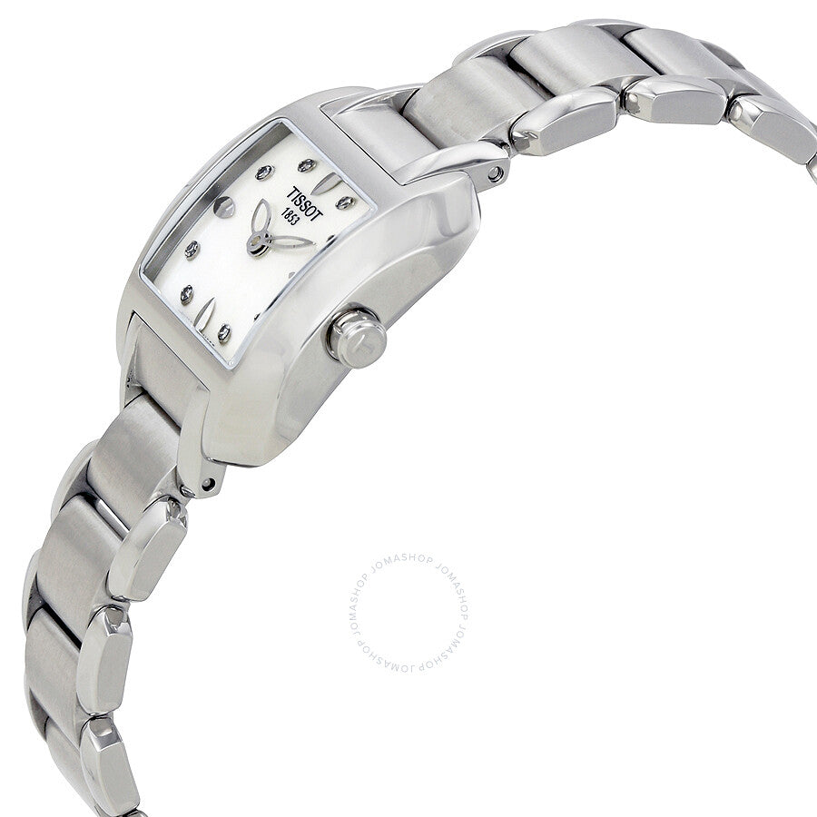 Tissot T-Trend T-Wave Mother of Pearl Diamond Ladies Watch T02.1.285.74