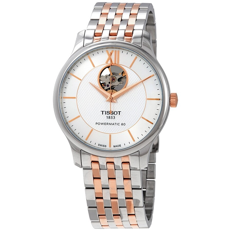 Tissot Tradition Silver Dial  Two-tone Men's Watch T063.907.22.038.01