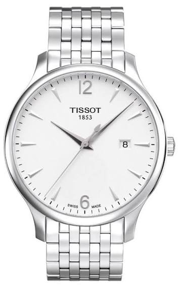 Tissot Tradition White Dial Stainless Steel Men's Watch - T063.610.11.037.00