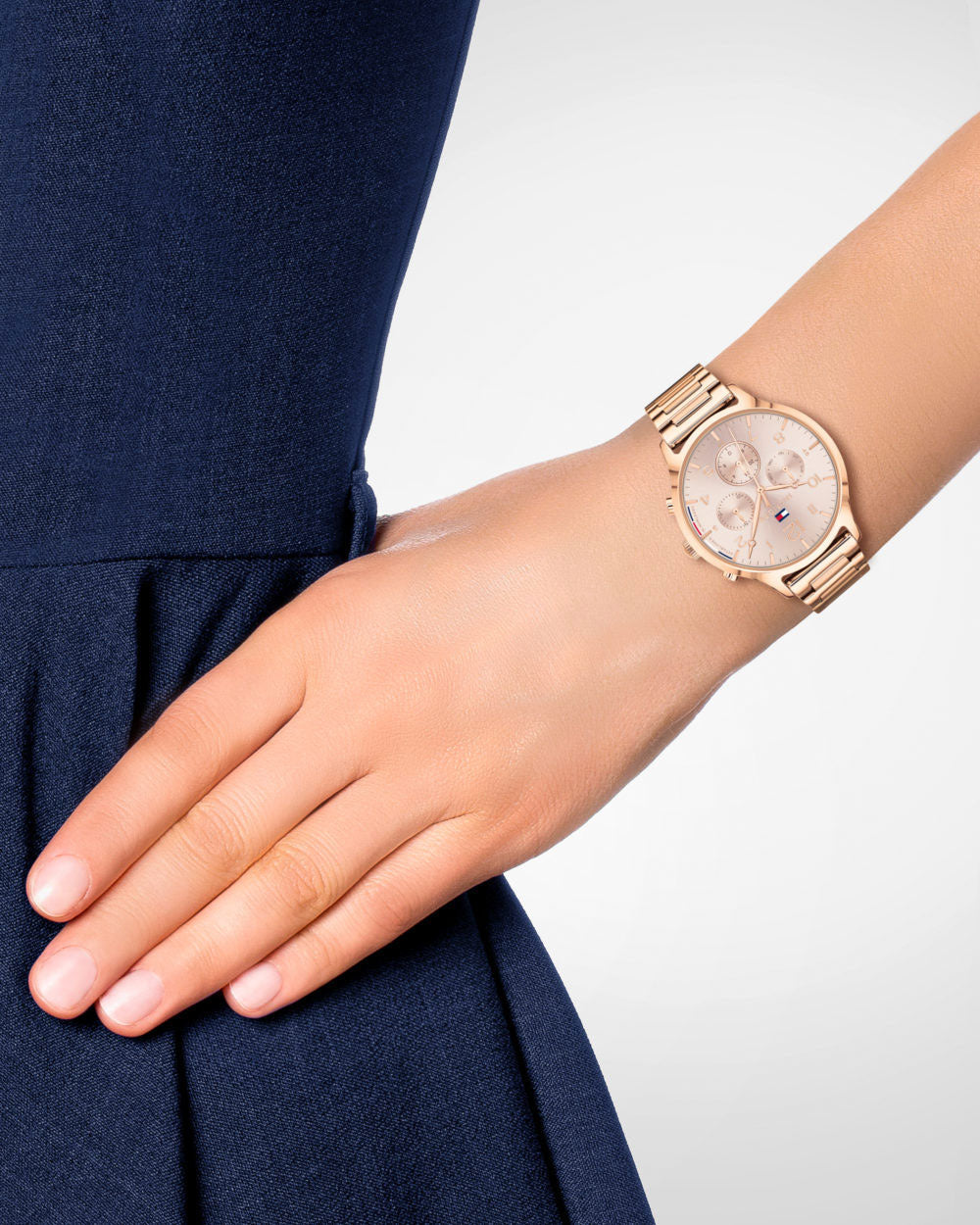 Tommy Hilfiger  Quartz Stainless Steel Pink Dial 38mm Women's Watch 1781873