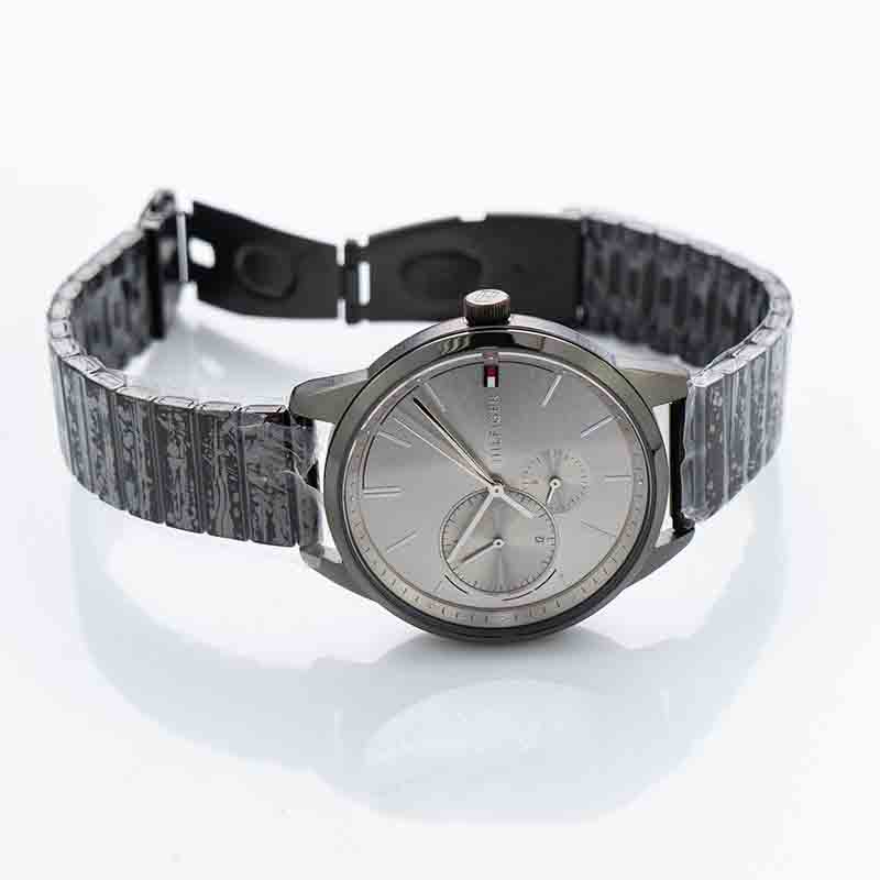 Tommy Hilfiger Quartz Grey Stainless Steel Silver Dial 38mm Women's Watch 1782062