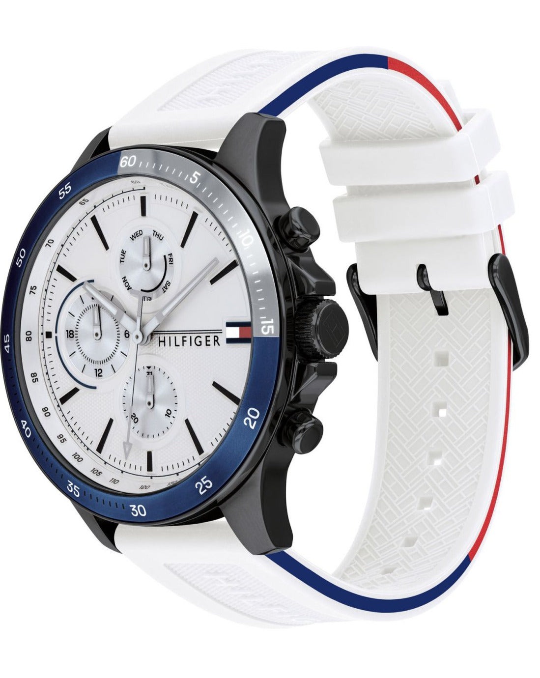 Tommy Hilfiger Chronograph Quartz White Dial Men's Watch - 1791723