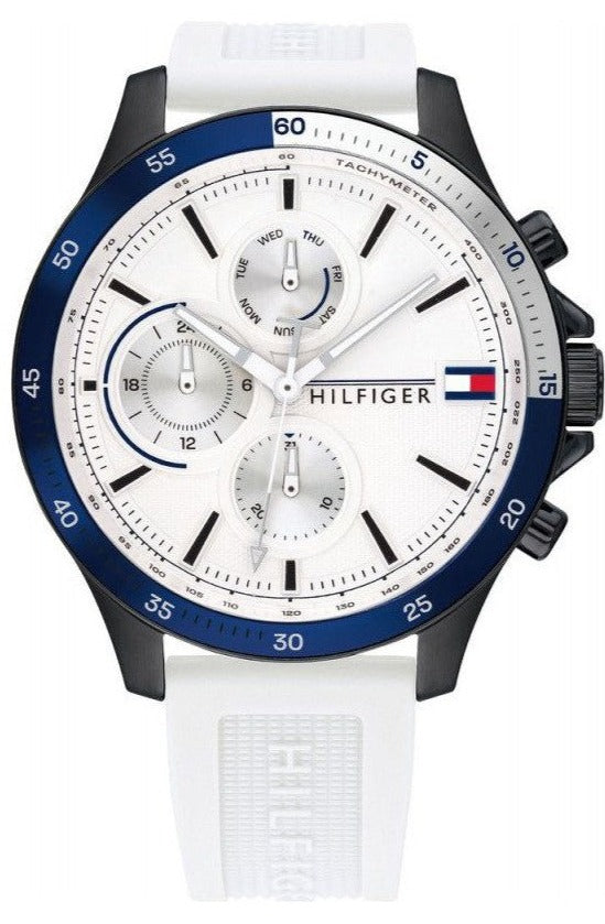 Tommy Hilfiger Chronograph Quartz White Dial Men's Watch - 1791723