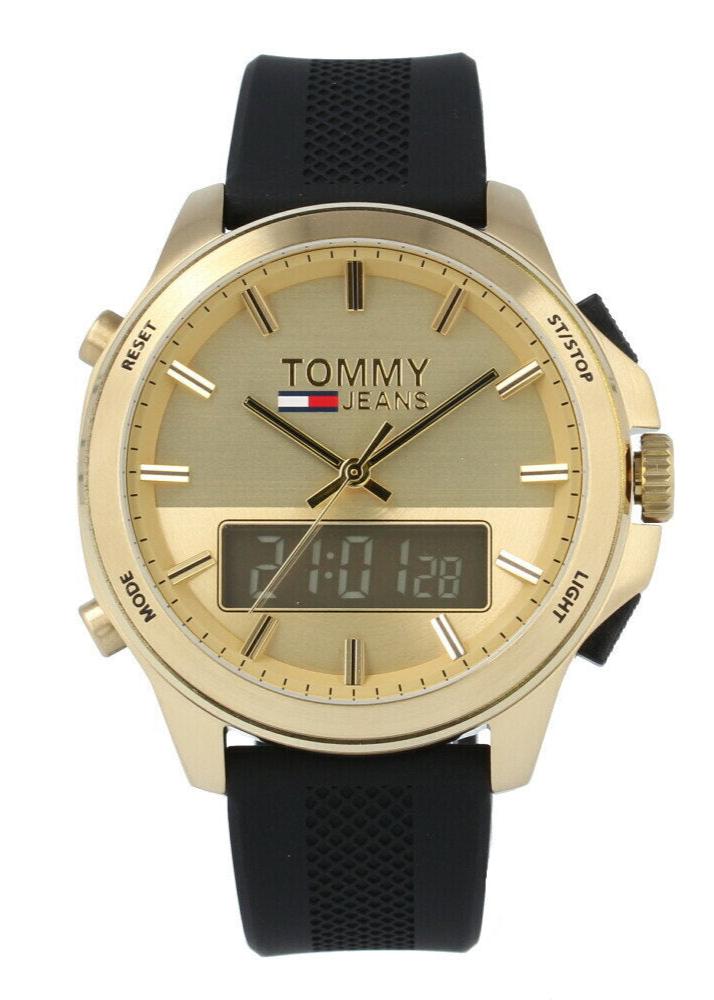 Tommy Hilfiger Dual Time Gold Tone Dial Men's Watch - 1791762